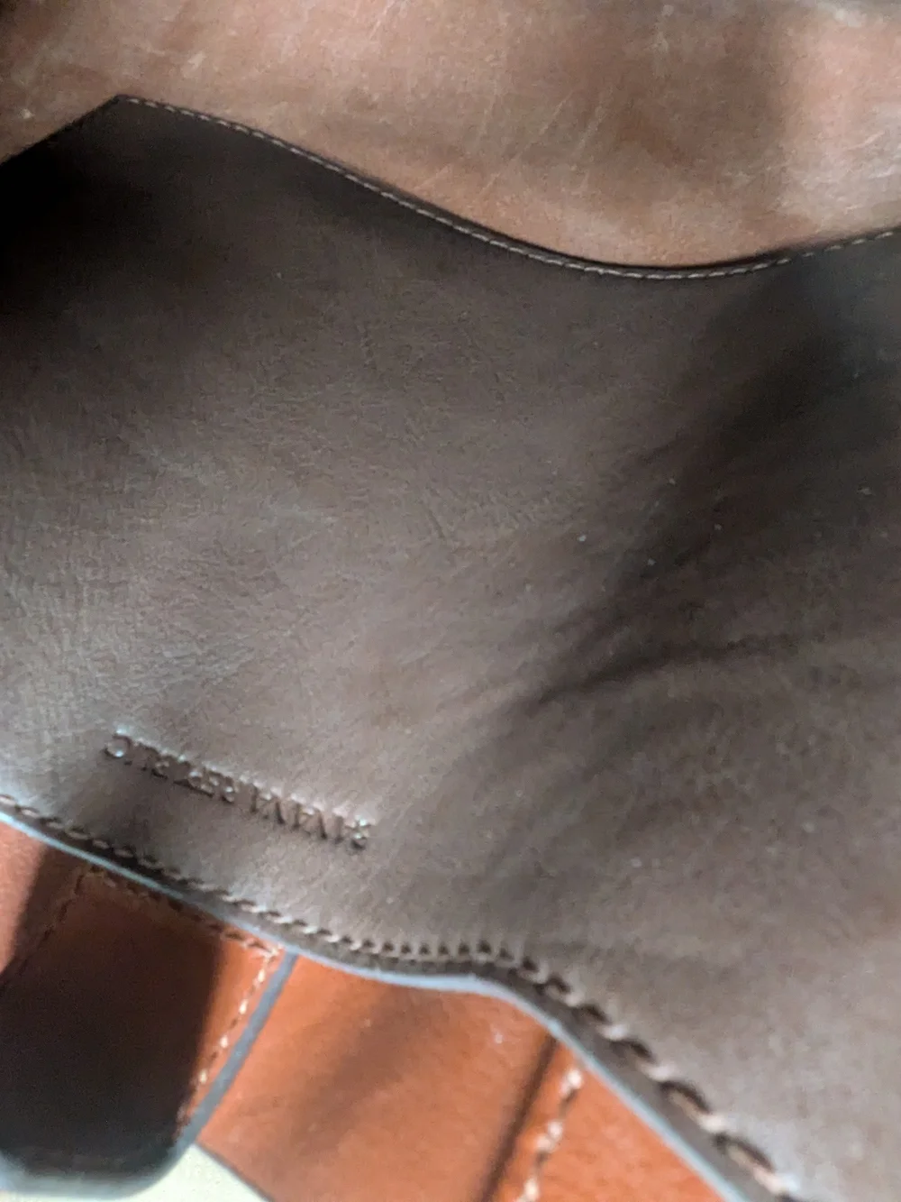 Banana Republic Classic Brown Leather Tote Bag - Picture 8 of 8